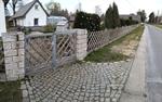 Vorher: Holzzaun