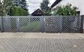 Umbria doppel diagonal V-Form, Anthrazit metallic